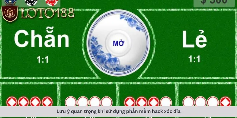 Các lưu ý quan trọng